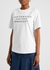 Love Your Style white cotton T-shirt - Victoria Beckham