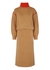 Camel stretch-wool midi dress - Victoria Beckham