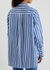 Blue and white striped cotton shirt - Victoria Beckham
