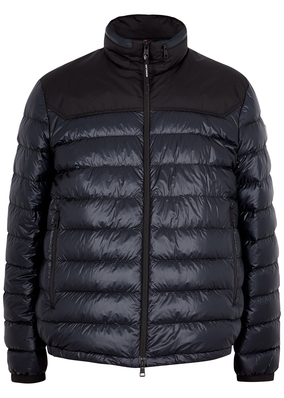Moncler Silvere navy quilted shell jacket - Harvey Nichols