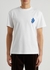 White logo-embroidered cotton T-shirt - JW Anderson