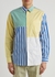 Striped patchwork cotton shirt - JW Anderson