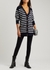 Navy striped knitted cardigan - RED Valentino