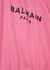 KIDS Pink logo-print cotton dress (12-14 years) - Balmain