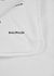 KIDS White logo-print cotton blanket - Balmain