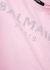 KIDS Light pink embellished cotton T-shirt (12-36 months) - Balmain