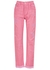 Pink distressed slim-leg jeans - Dolce & Gabbana