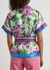 Floral-print belted silk-twill shirt - Dolce & Gabbana