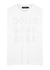 White logo-embroidered cotton tank - Dolce & Gabbana