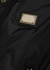 Black logo cropped shell jacket - Dolce & Gabbana