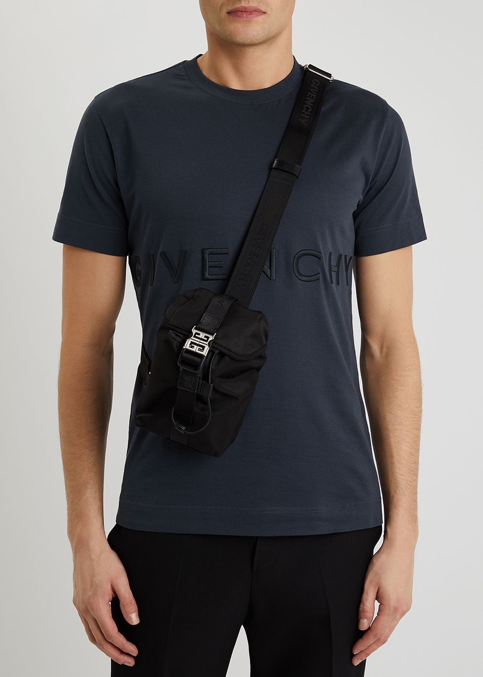 Givenchy 4G mini black nylon cross-body bag - Harvey Nichols