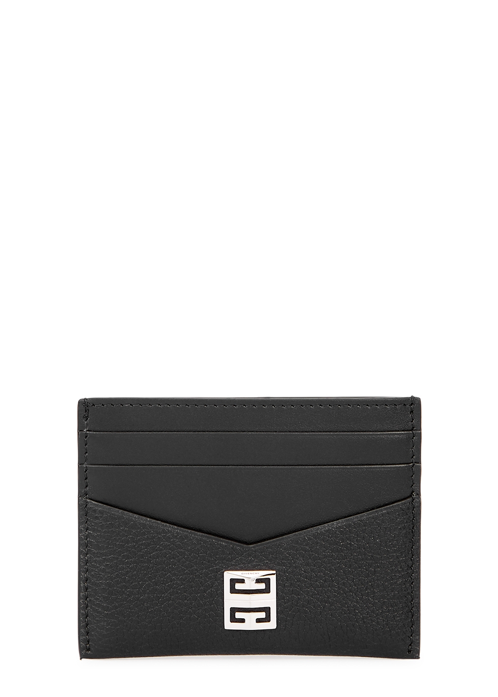 Givenchy Black logo leather card holder - Harvey Nichols