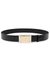 Black logo leather belt - Dolce & Gabbana