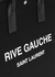 Rive Gauche black canvas tote - Saint Laurent