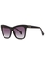 Logo2 black cat-eye sunglasses - Max Mara Weekend