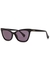 Logo5 black cat-eye sunglasses - Max Mara Weekend