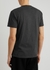 Grey logo stretch-cotton T-shirt - Alexander McQueen