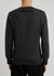 Grey logo-trimmed cotton sweatshirt - Alexander McQueen