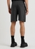 Dark grey logo cotton shorts - Alexander McQueen