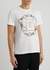 White printed cotton T-shirt - Alexander McQueen
