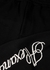 Black logo cotton sweatpants - Alexander McQueen