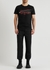 Black logo-print cotton T-shirt - Alexander McQueen