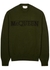 Army green logo cotton jumper - Alexander McQueen