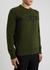 Army green logo cotton jumper - Alexander McQueen