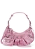 Le Cagole small pink leather shoulder bag - Balenciaga