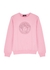 KIDS Pink logo-embellished cotton sweatshirt (8-14 years) - Versace