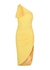 Yellow one-shoulder dress - Lavish Alice