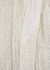 Gabrielle white sequin wrap dress - Retrofête