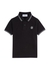 KIDS Black stretch-cotton polo shirt (6-8 years) - Stone Island