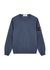 KIDS Blue cotton sweatshirt (6-8 years) - Stone Island