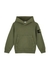 KIDS Green hooded cotton sweatshirt (2-4 years) - Stone Island