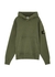KIDS Green hooded cotton sweatshirt (14 years) - Stone Island