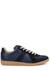 Replica navy leather sneakers - Maison Margiela