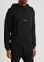 Black logo hooded cotton sweatshirt - Saint Laurent