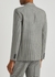 Monochrome checked wool-blend blazer - Saint Laurent