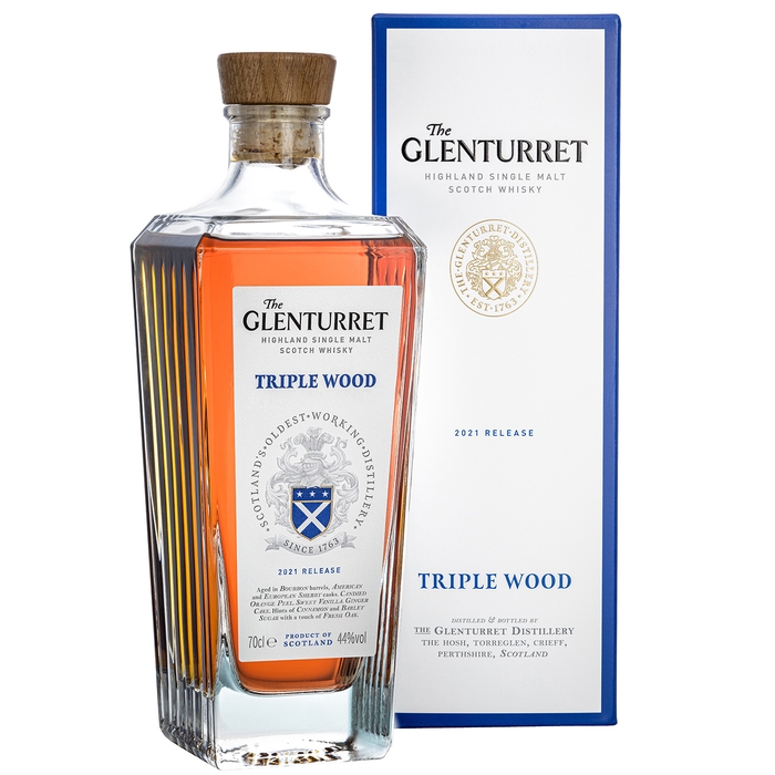 GLENTURRET Triple Wood 2021 Release Single Malt Scotch Whisky