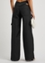 Black cut-out twill trousers - Courrèges