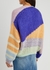 Colour-blocked chunky-knit cardigan - forte_forte