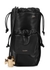 Black leather portable pouch - ELAOW