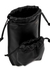 Black leather portable pouch - ELAOW