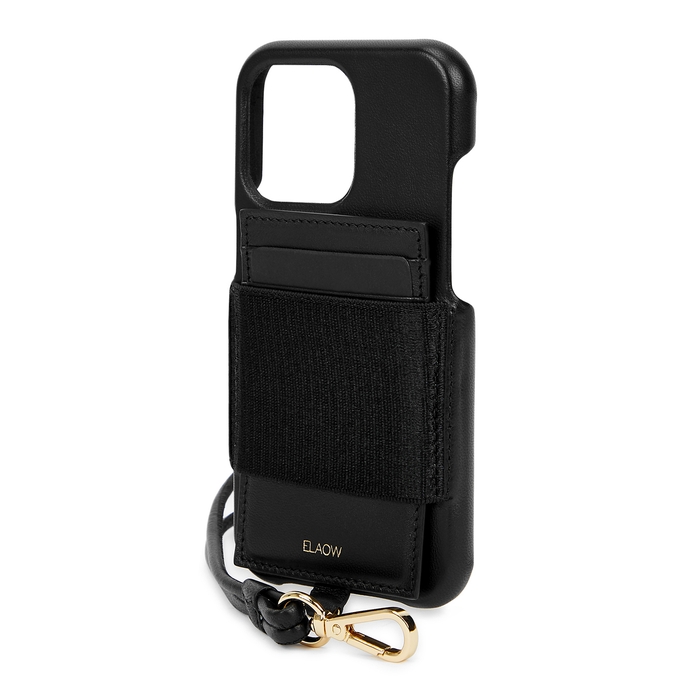 ELAOW Black Leather IPhone 13/13 Pro Case