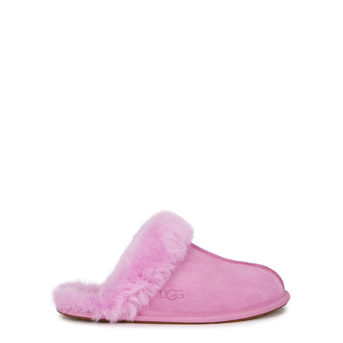 UGG Scuffette II Pink Suede Slippers