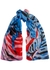 Bruce printed cotton and silk-blend scarf - Diane von Furstenberg