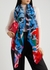 Bruce printed cotton and silk-blend scarf - Diane von Furstenberg