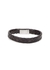 Grey braided leather bracelet - medium - Tateossian