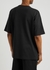 Black logo cotton T-shirt - Versace Jeans Couture